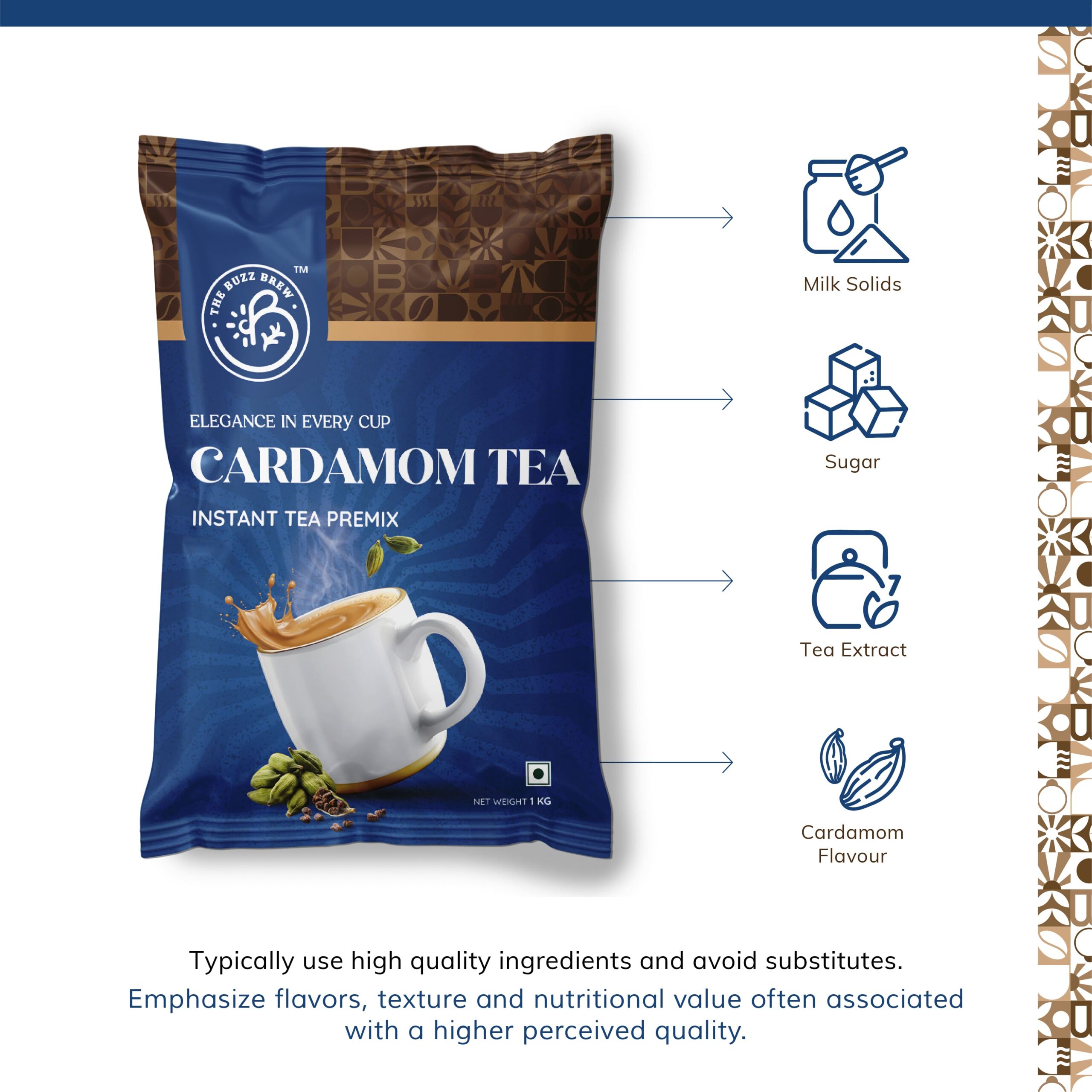 Cardamom Tea Premix 1kg