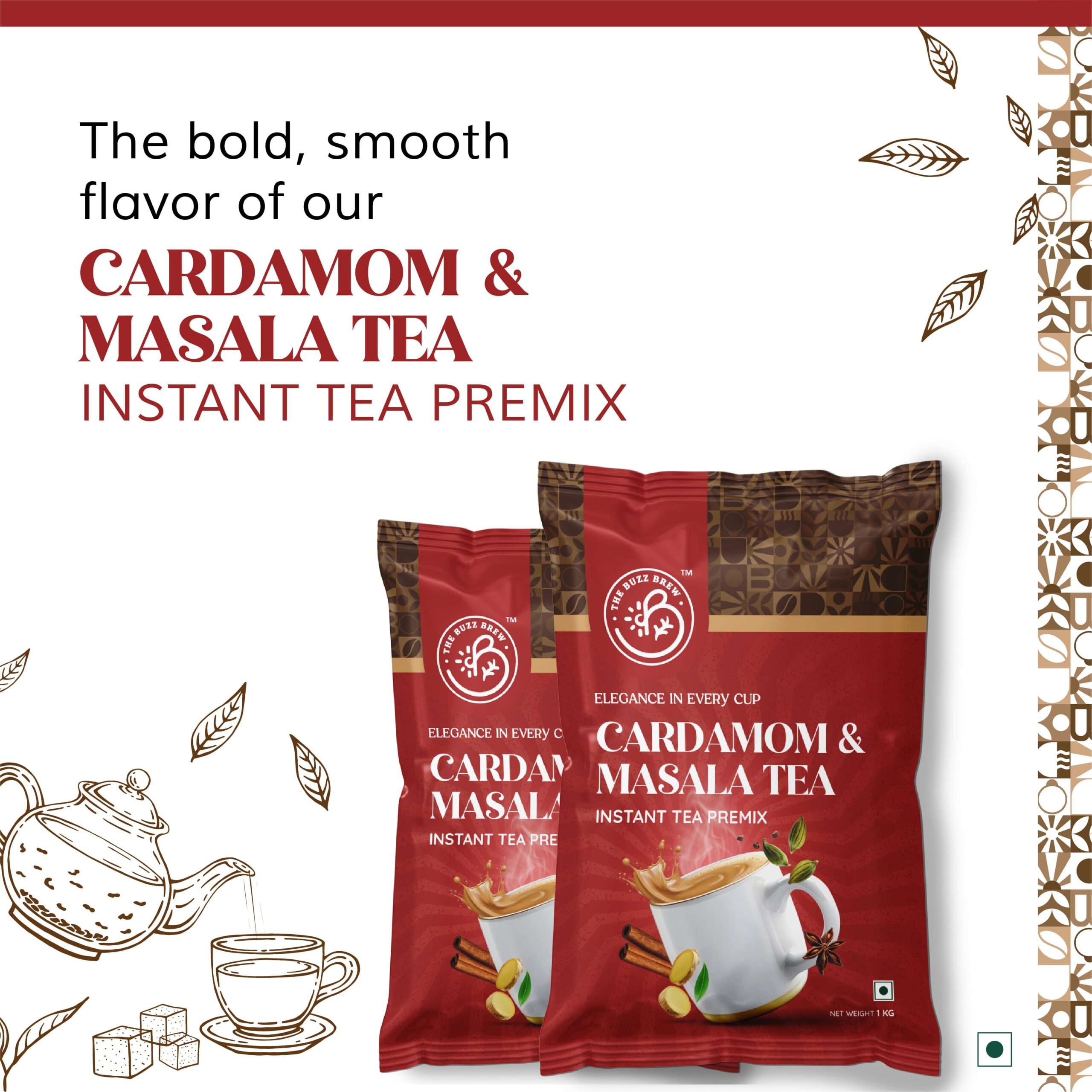 Cardamom & Masala Tea Premix 1kg