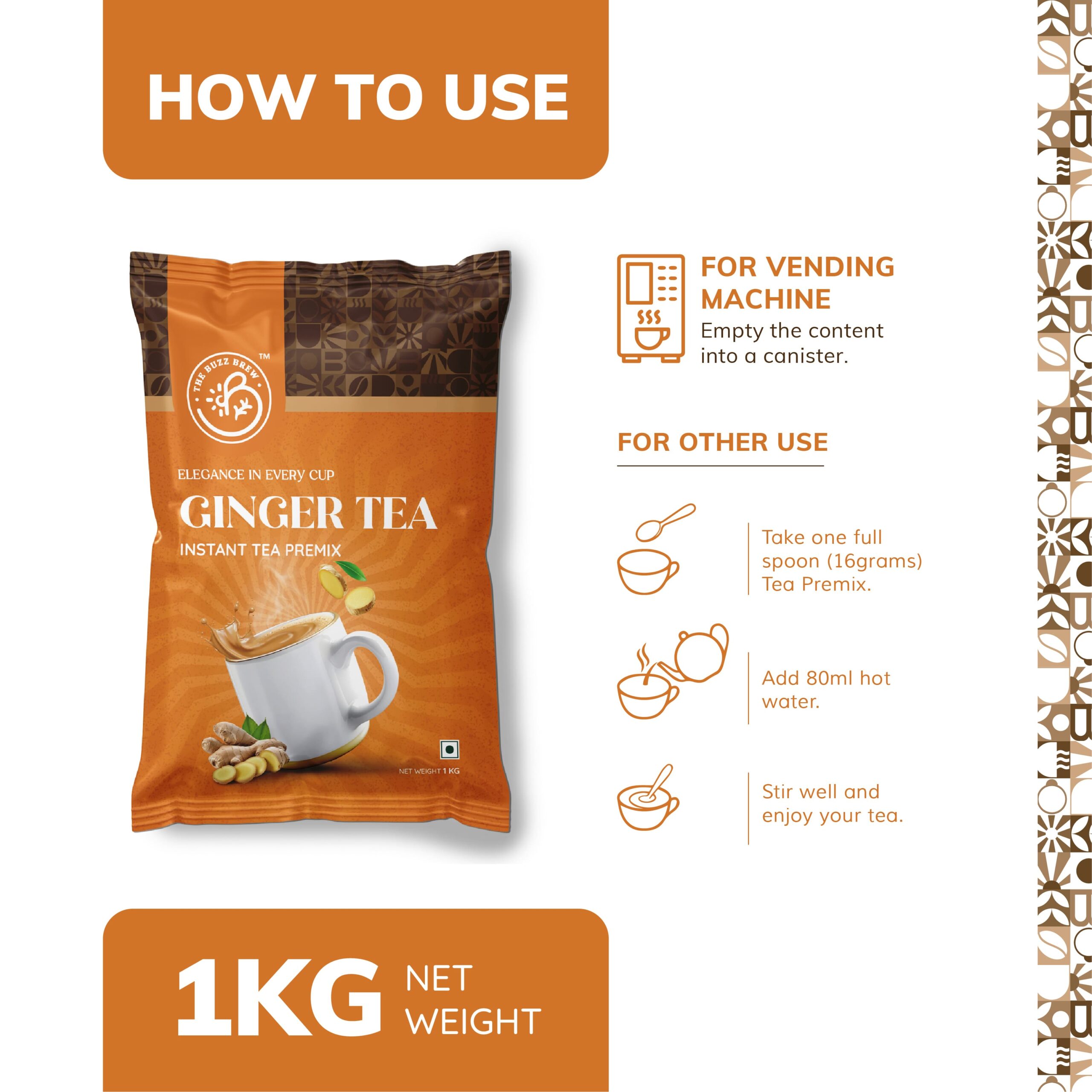 Ginger Tea Premix 1kg