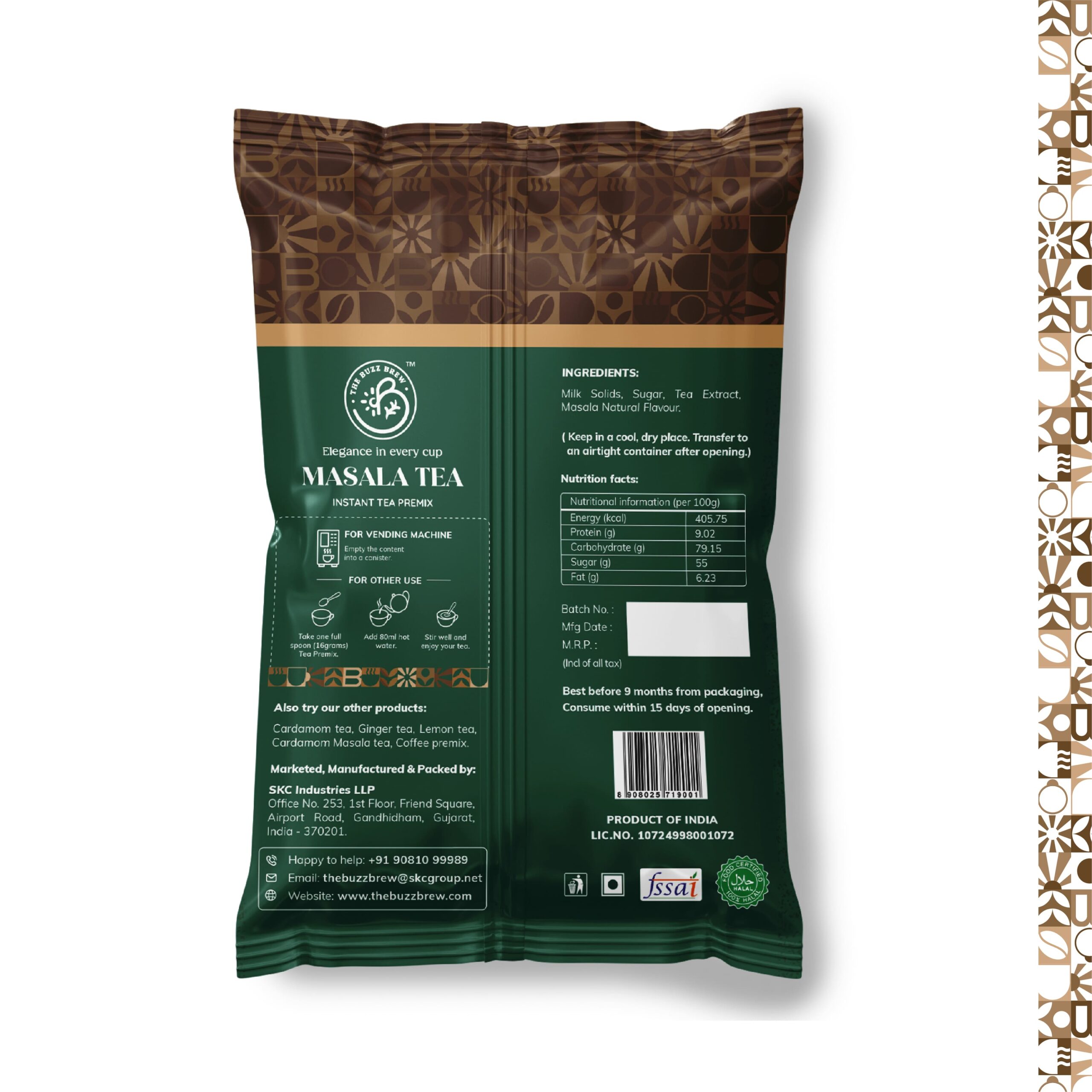 Masala Tea Premix 1kg