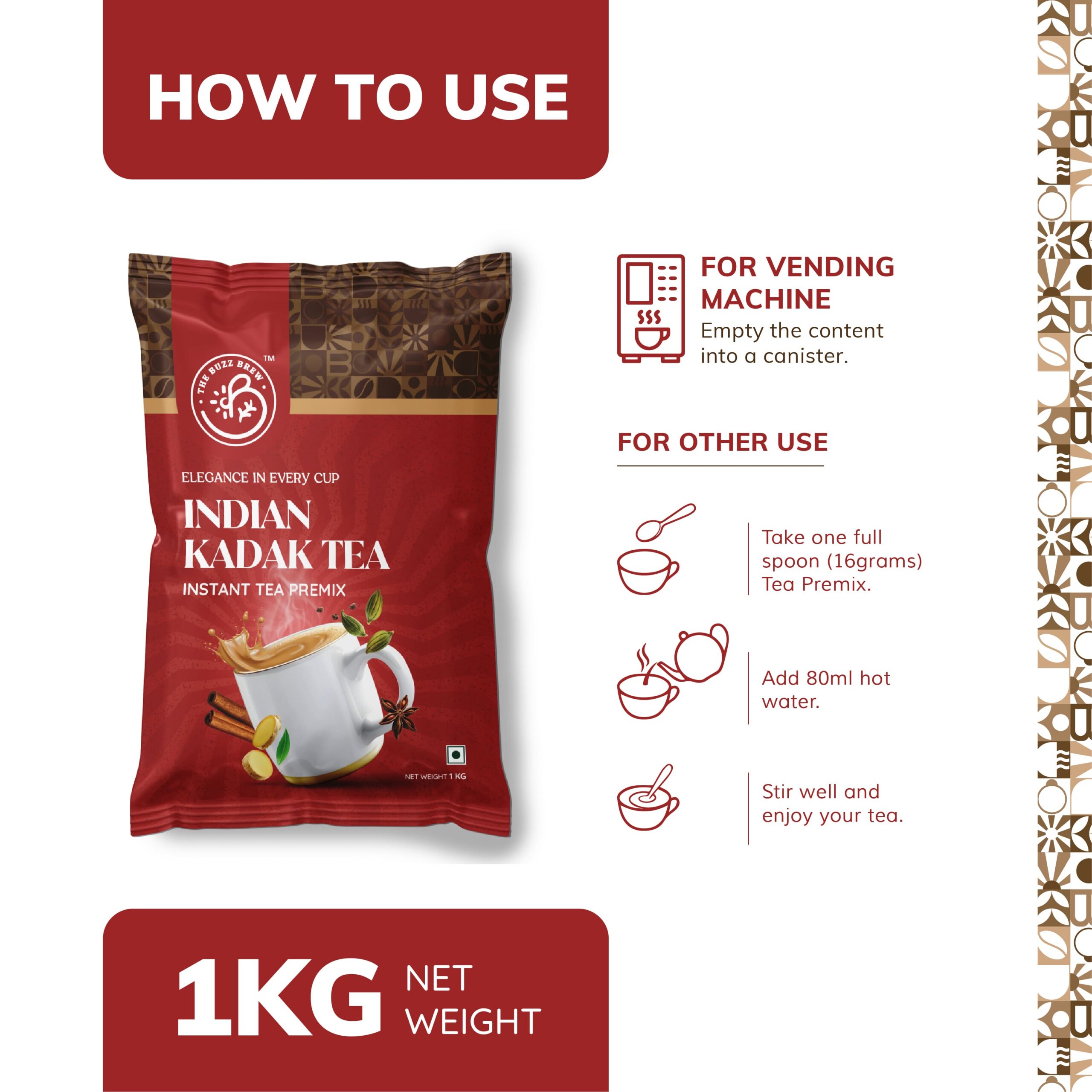 Indian Kadak Tea Premix 1kg