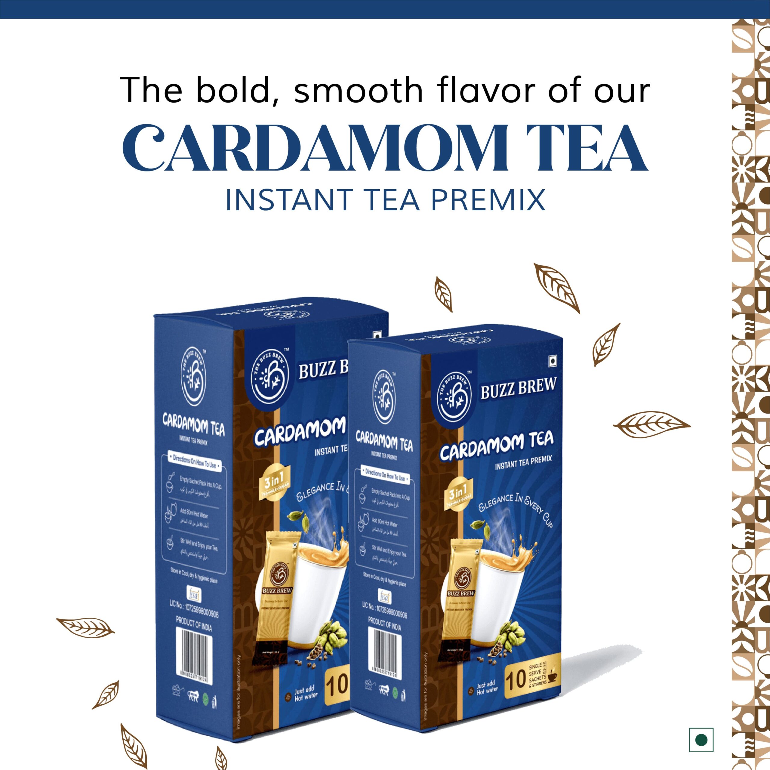Cardamom Tea Premix Sachet