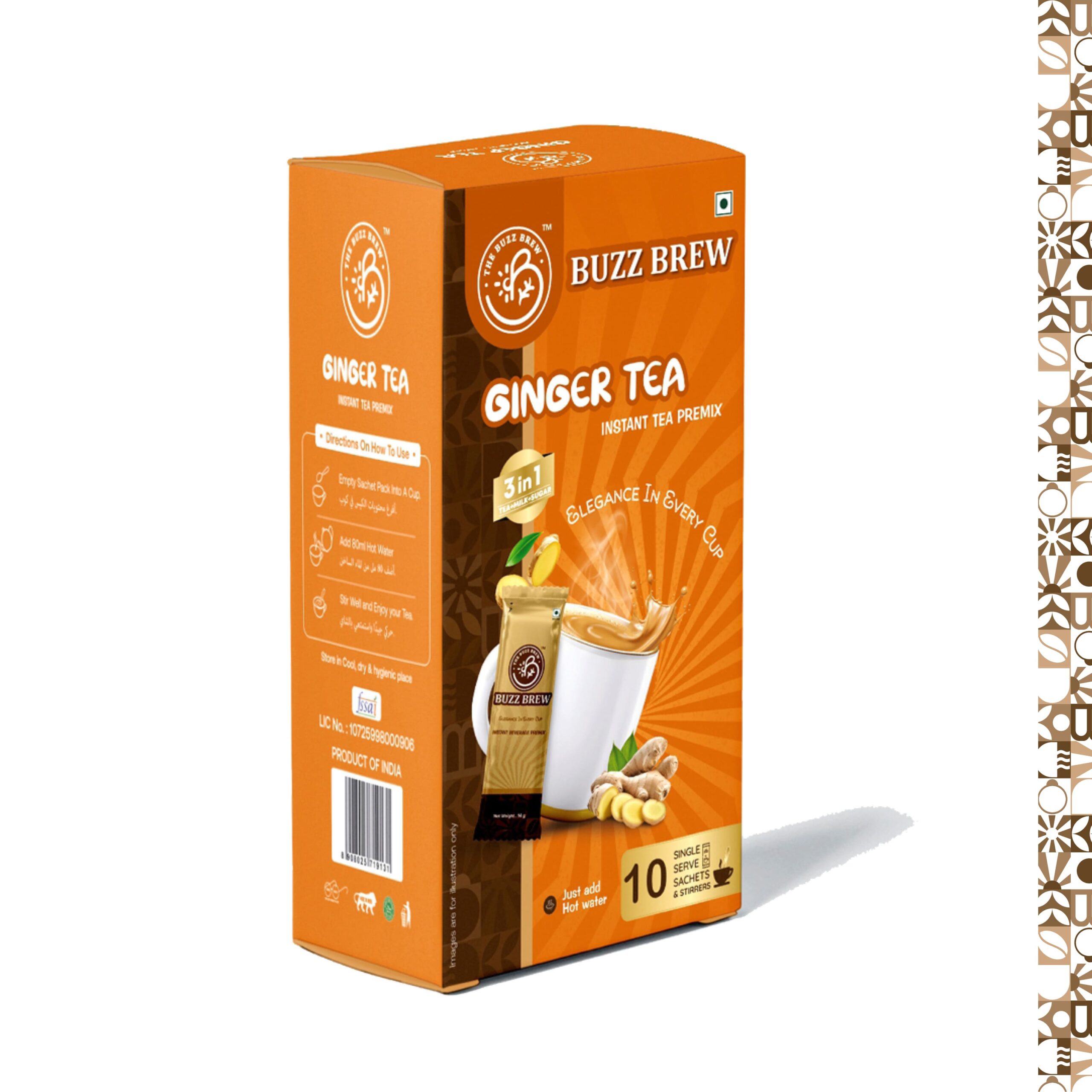 Ginger Tea Premix Sachet