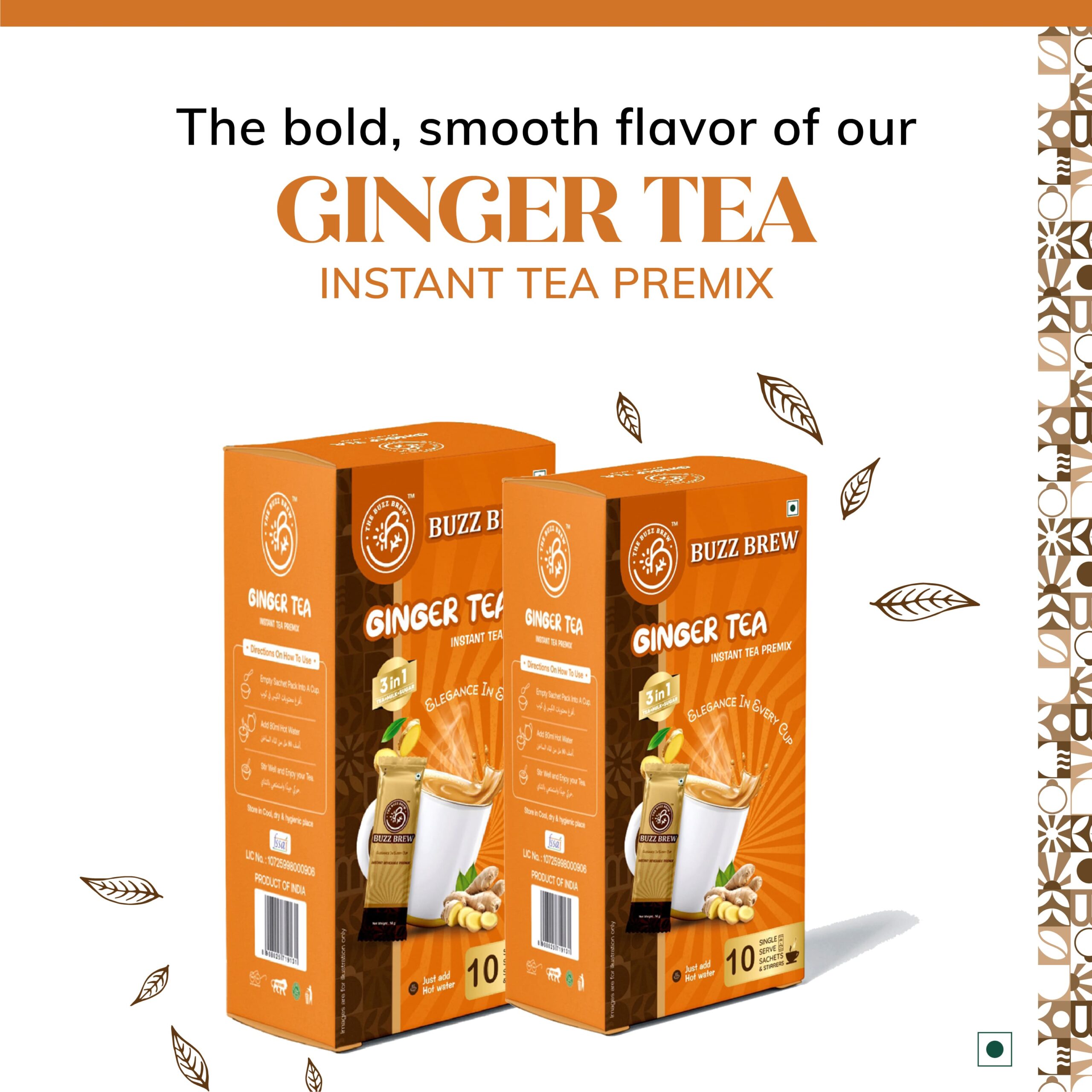 Ginger Tea Premix Sachet