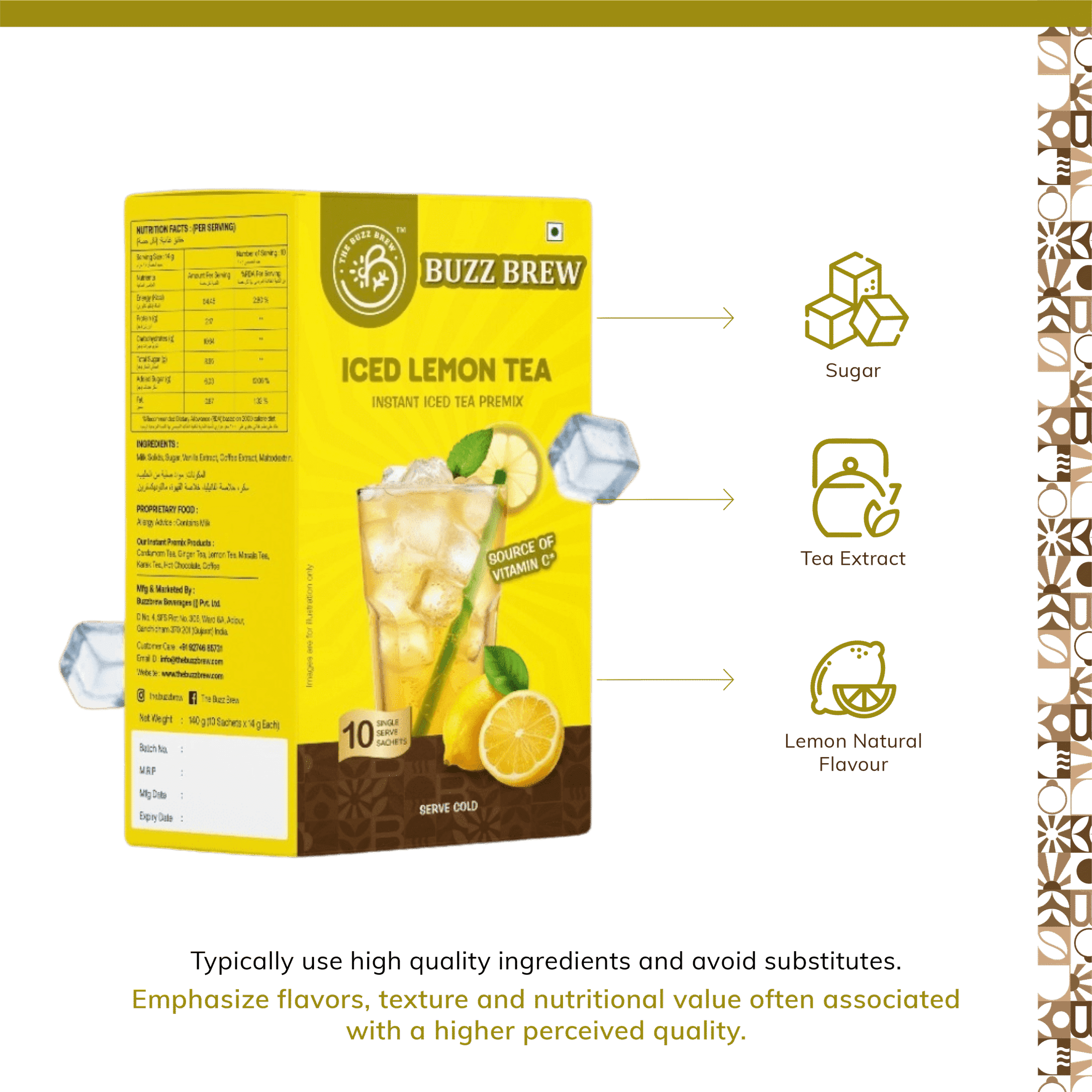 Iced Lemon Tea Premix