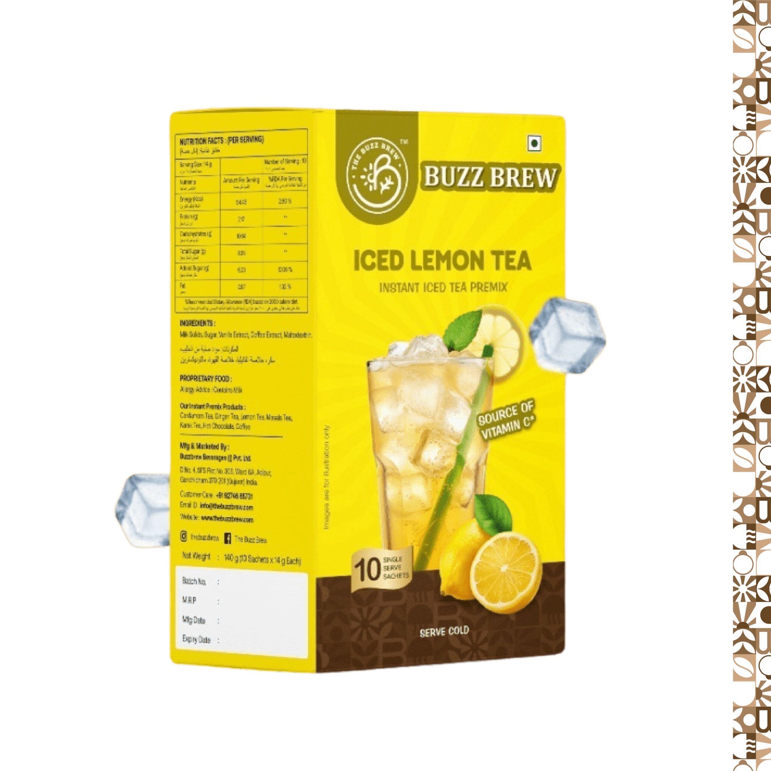 Iced Lemon Tea Premix Sachet