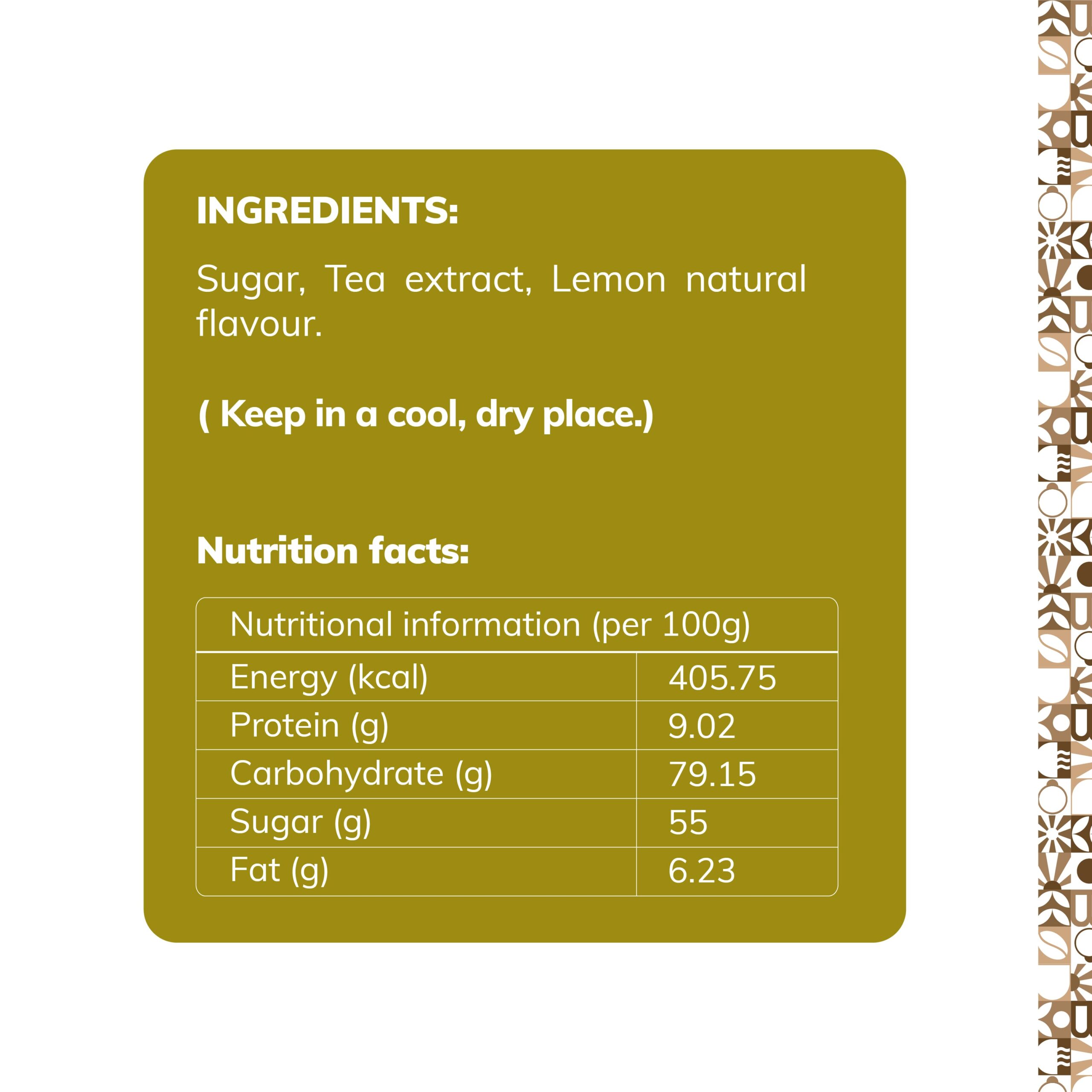 Iced Lemon Tea Premix Sachet