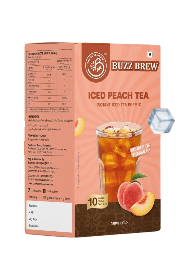 Iced Peach Tea Premix Sachet