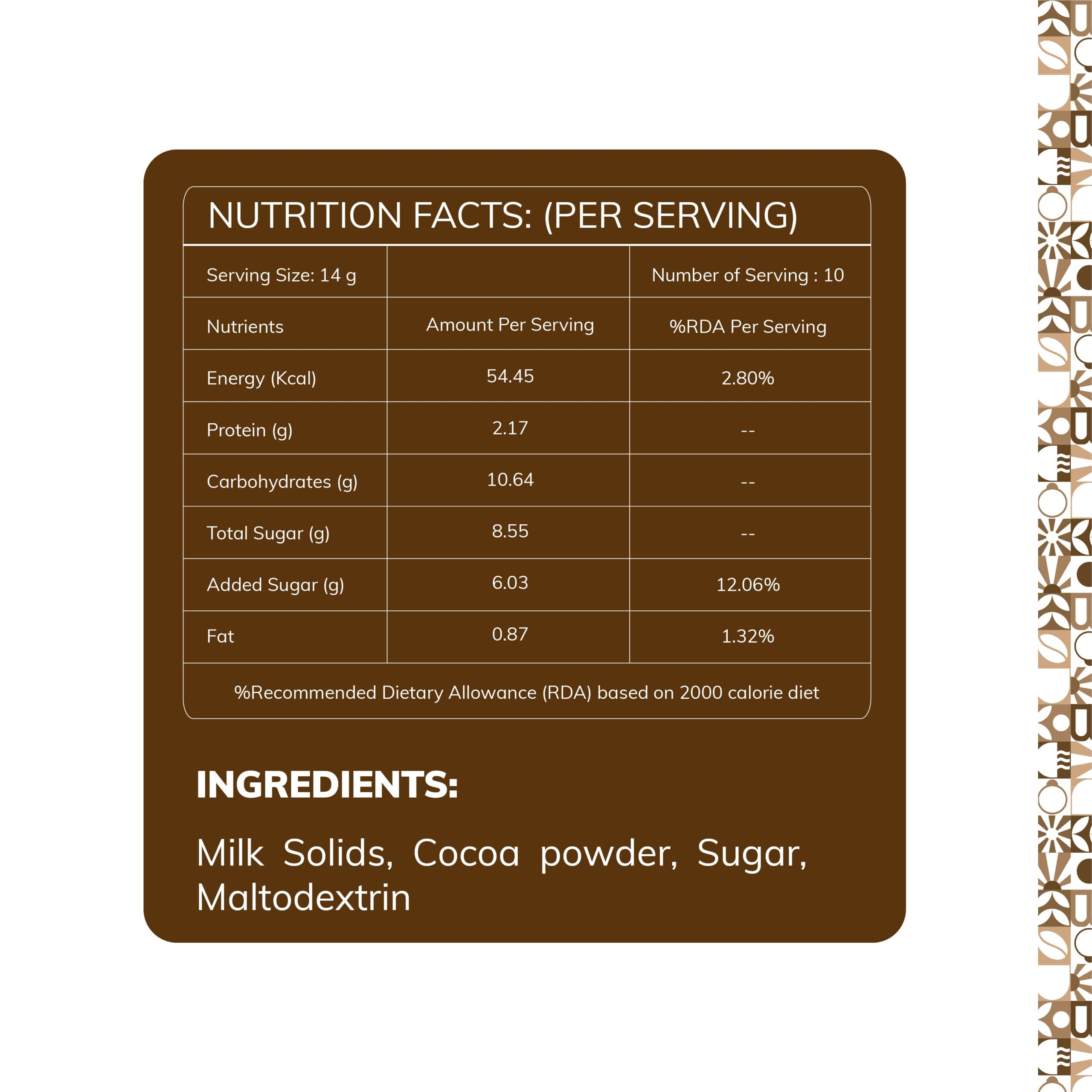 Premium Hot Chocolate Sachet