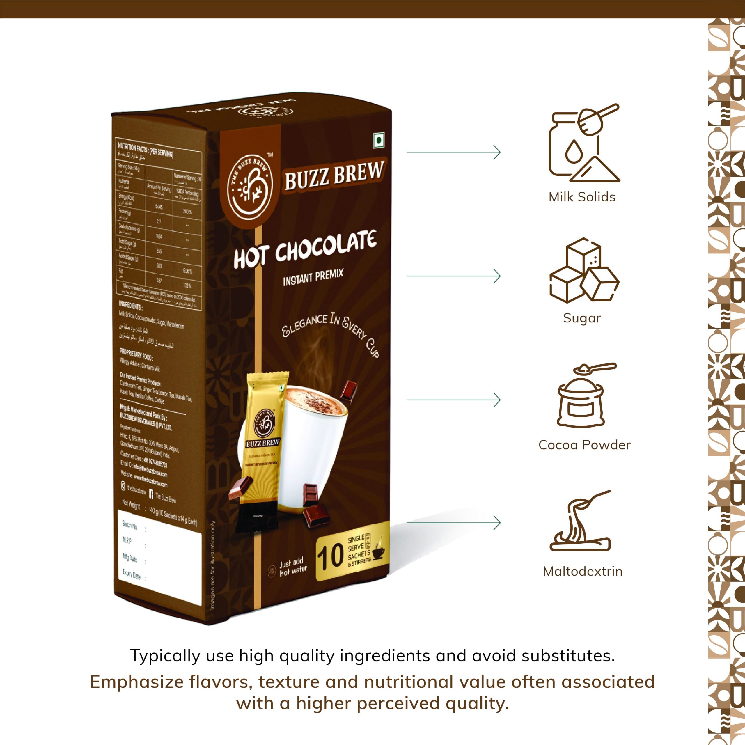 Premium Hot Chocolate Sachet