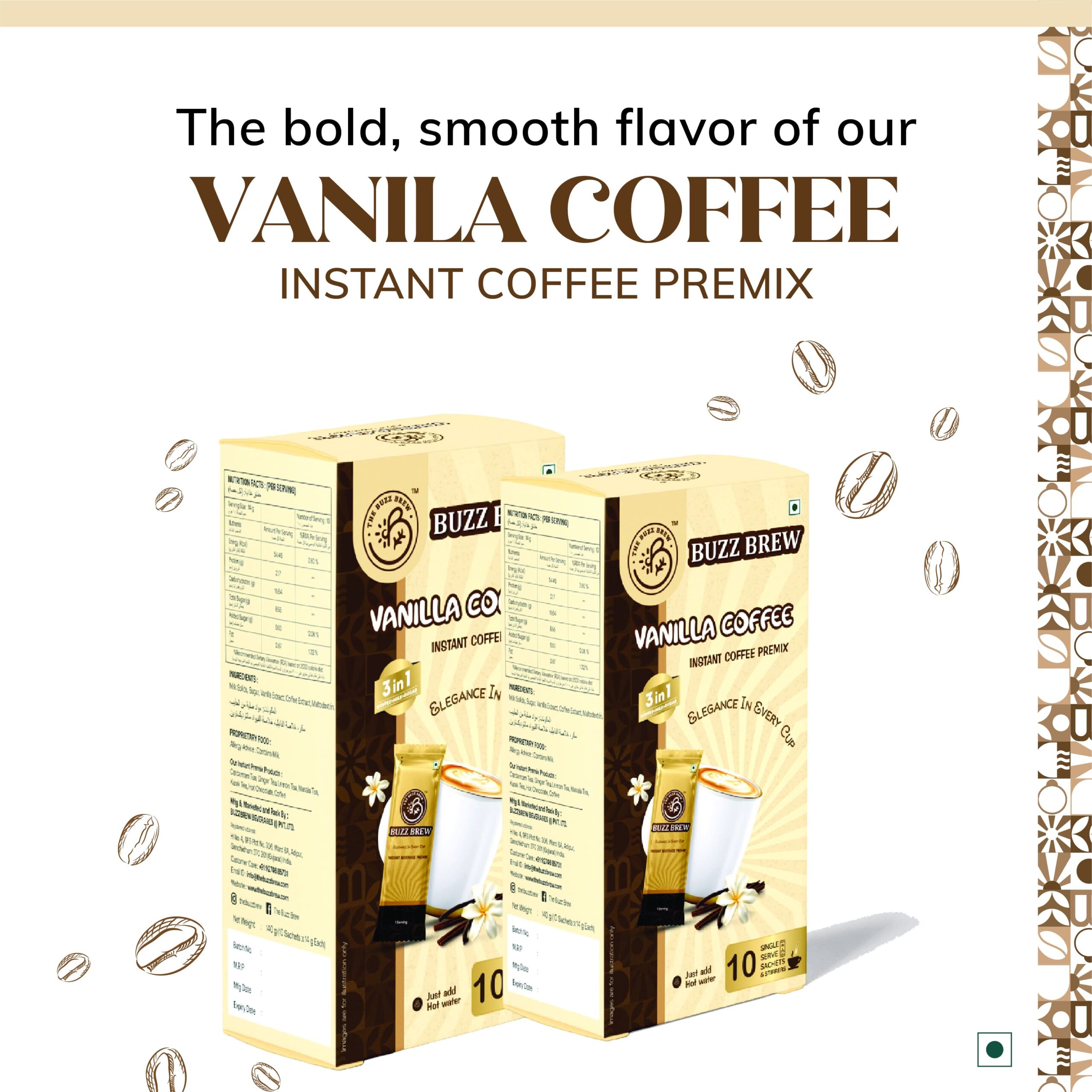 Vanilla Coffee Premix Sachet