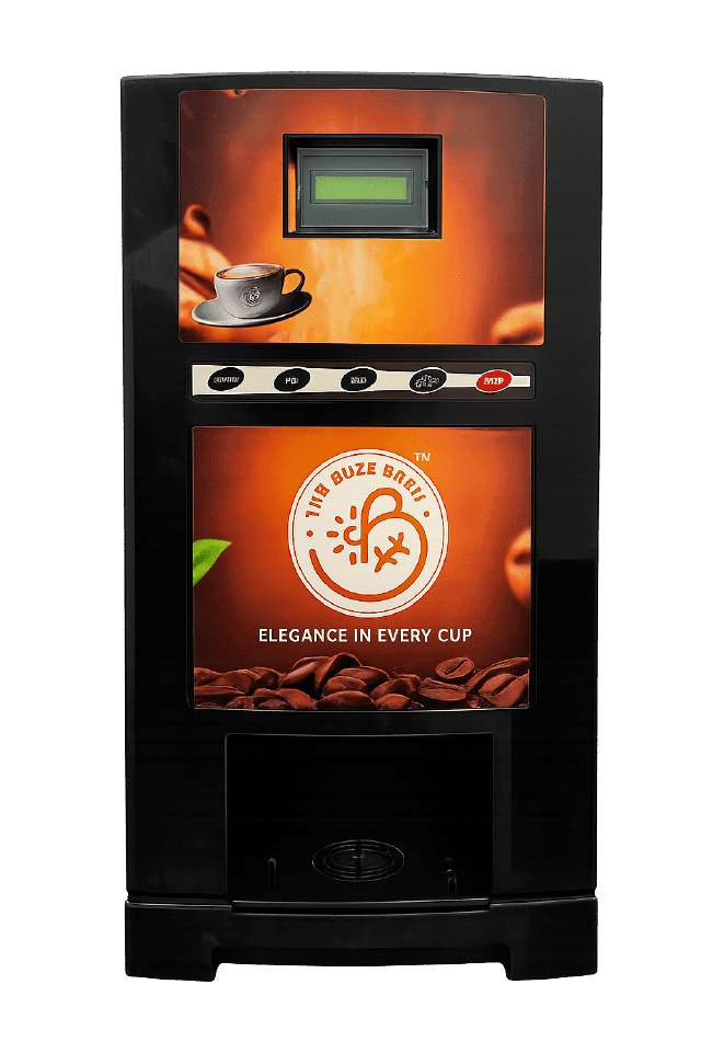 The Buzz Brew – 2 Lane Tea & Coffee Vending Machine (ABS)