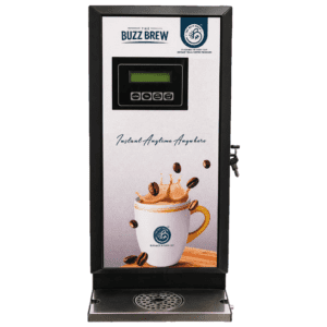 The Buzz Brew – 2 Lane Tea & Coffee Vending Machine (SS)