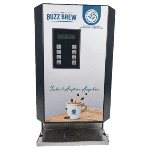The Buzz Brew – 4 Lane Tea & Coffee Vending Machine (SS)