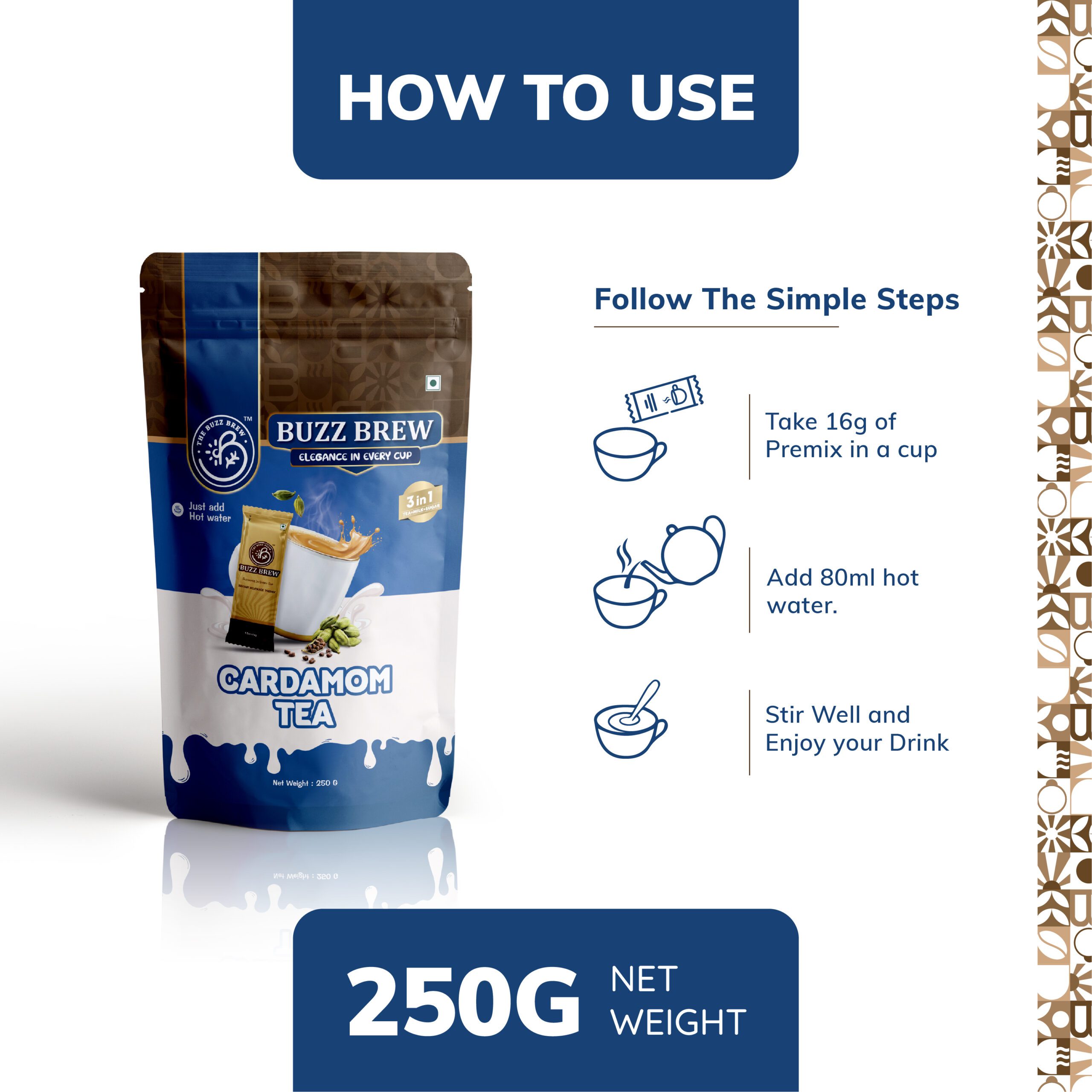 Classic Cardamom Premix Pouch