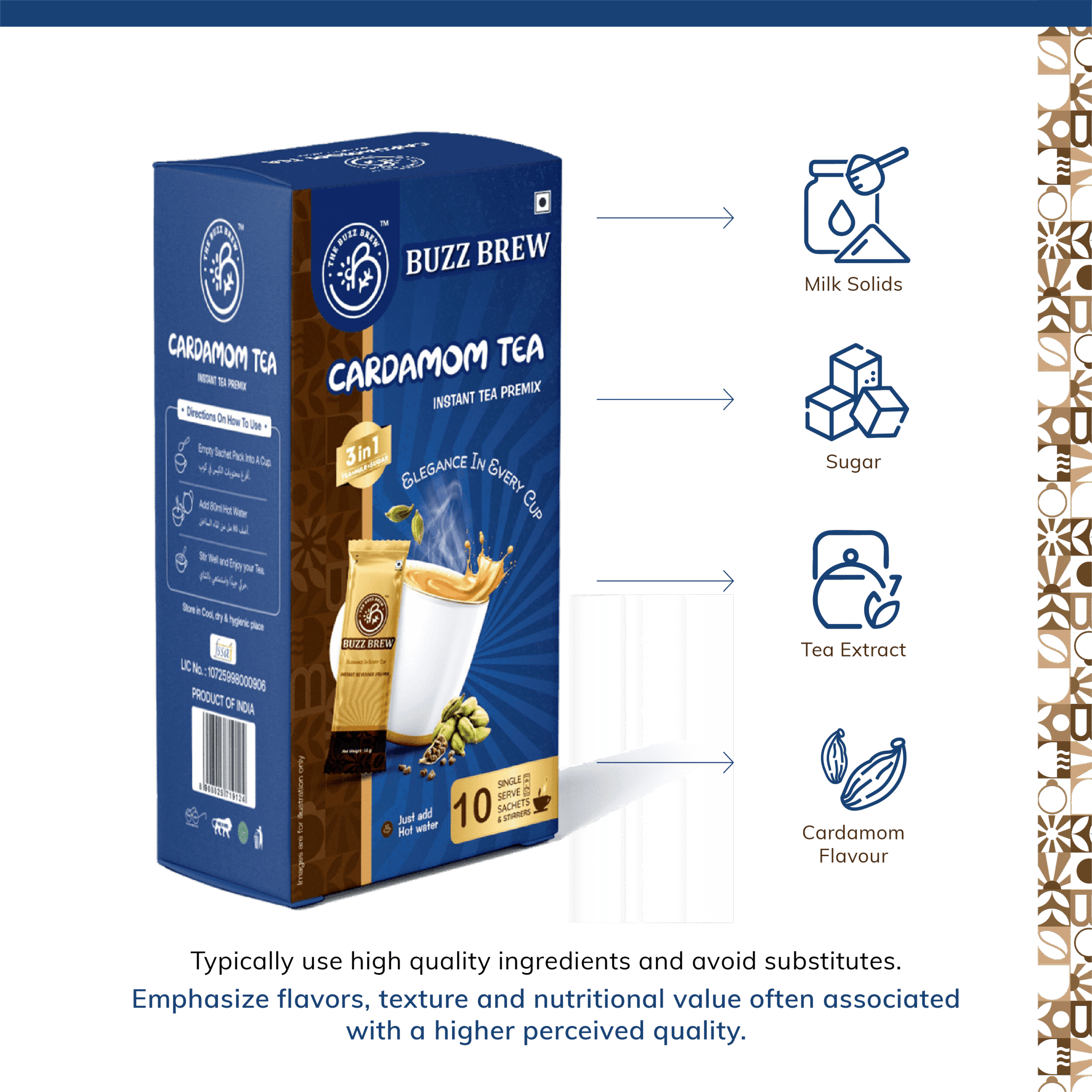 Classic Cardamom Premix Sachet