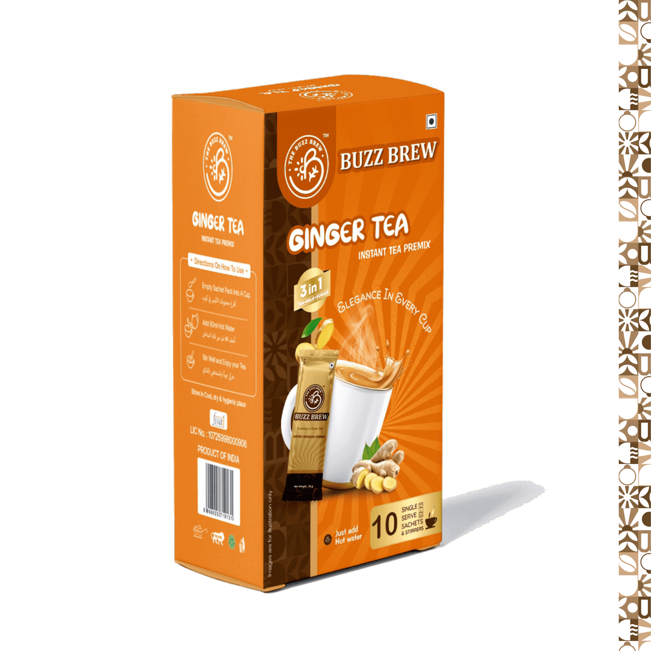 Ginger Tea Premix Sachet