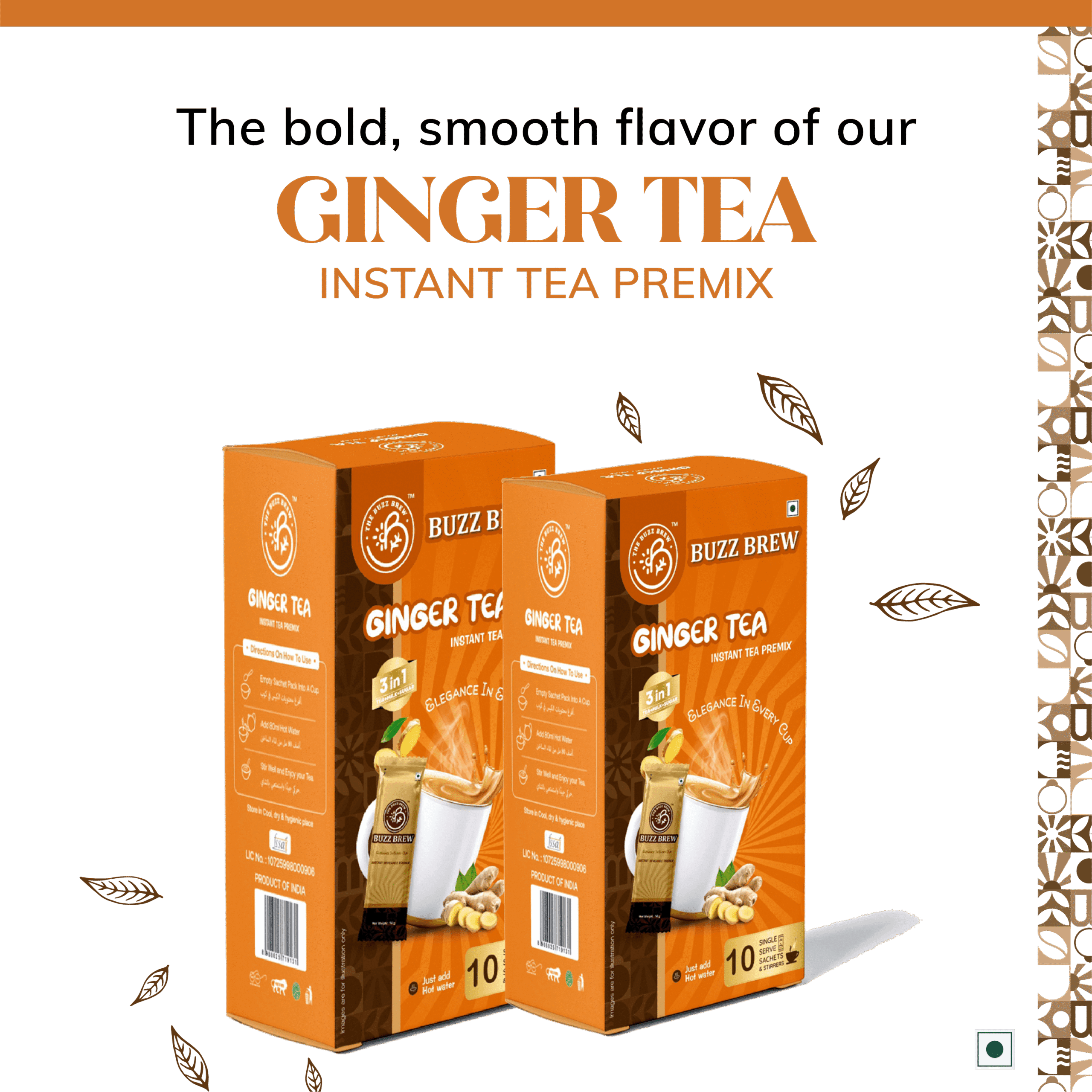 Ginger Tea Premix Sachet