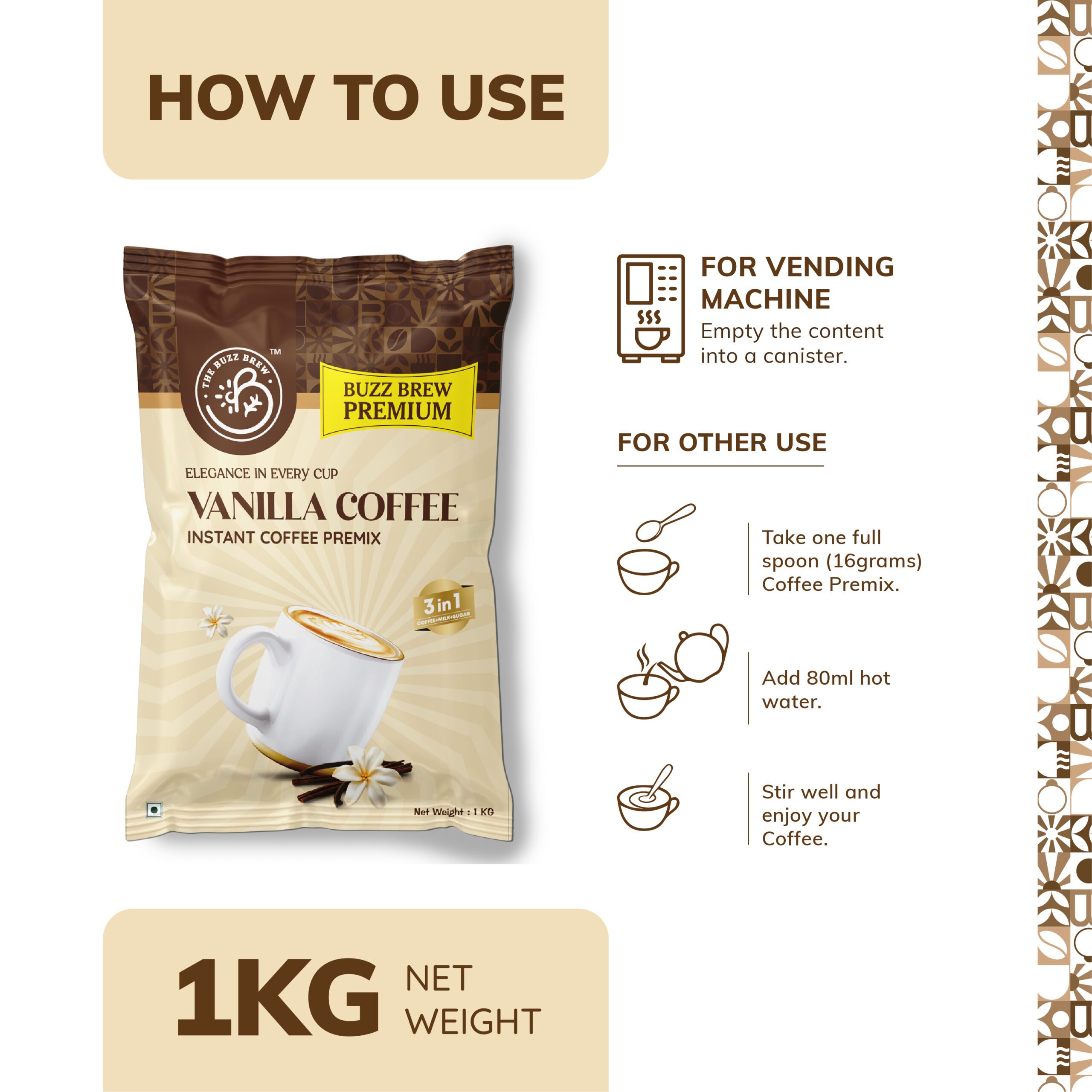 Vanilla Coffee Premix