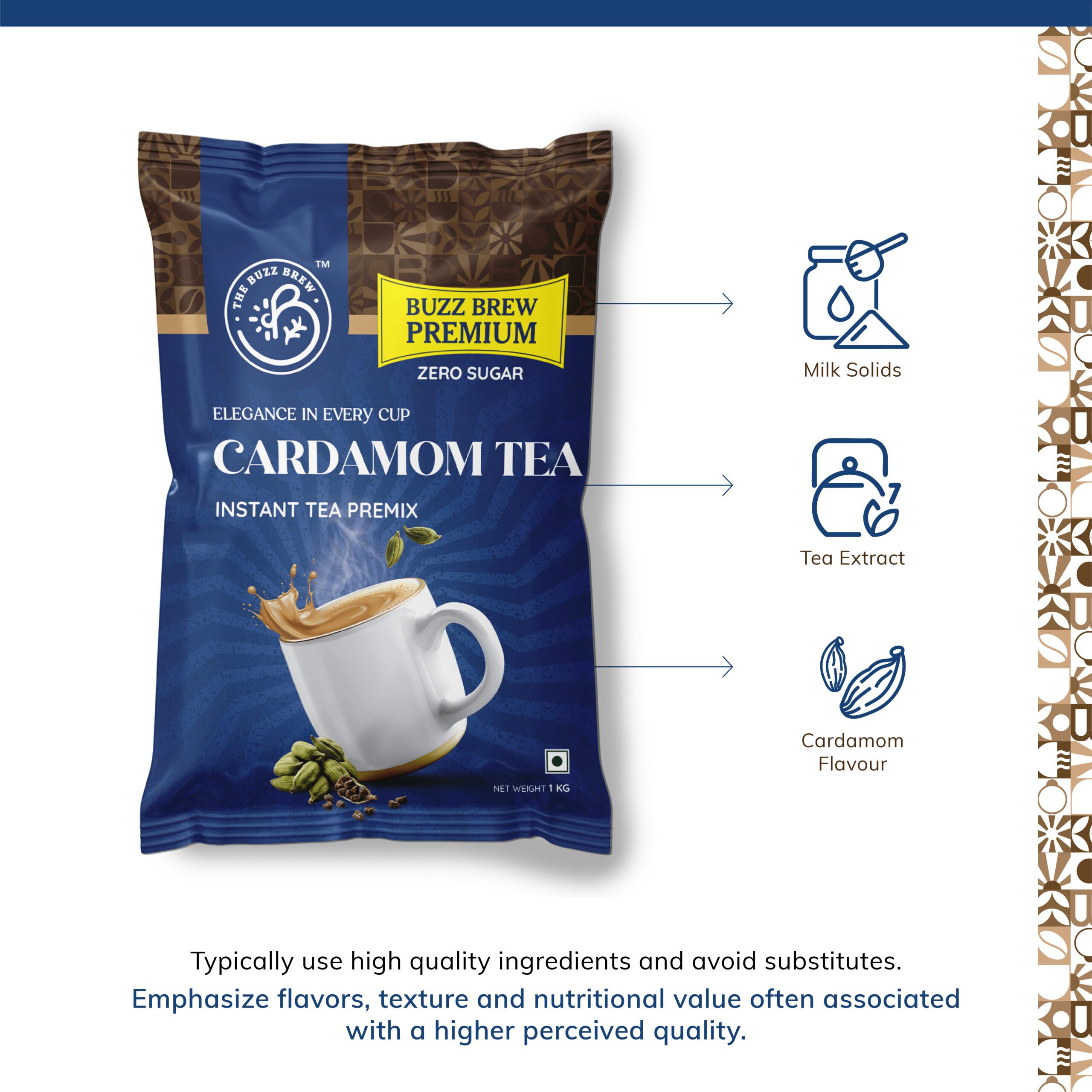Buzz Brew Zero Sugar Instant Premix – Cardamom - Image 4