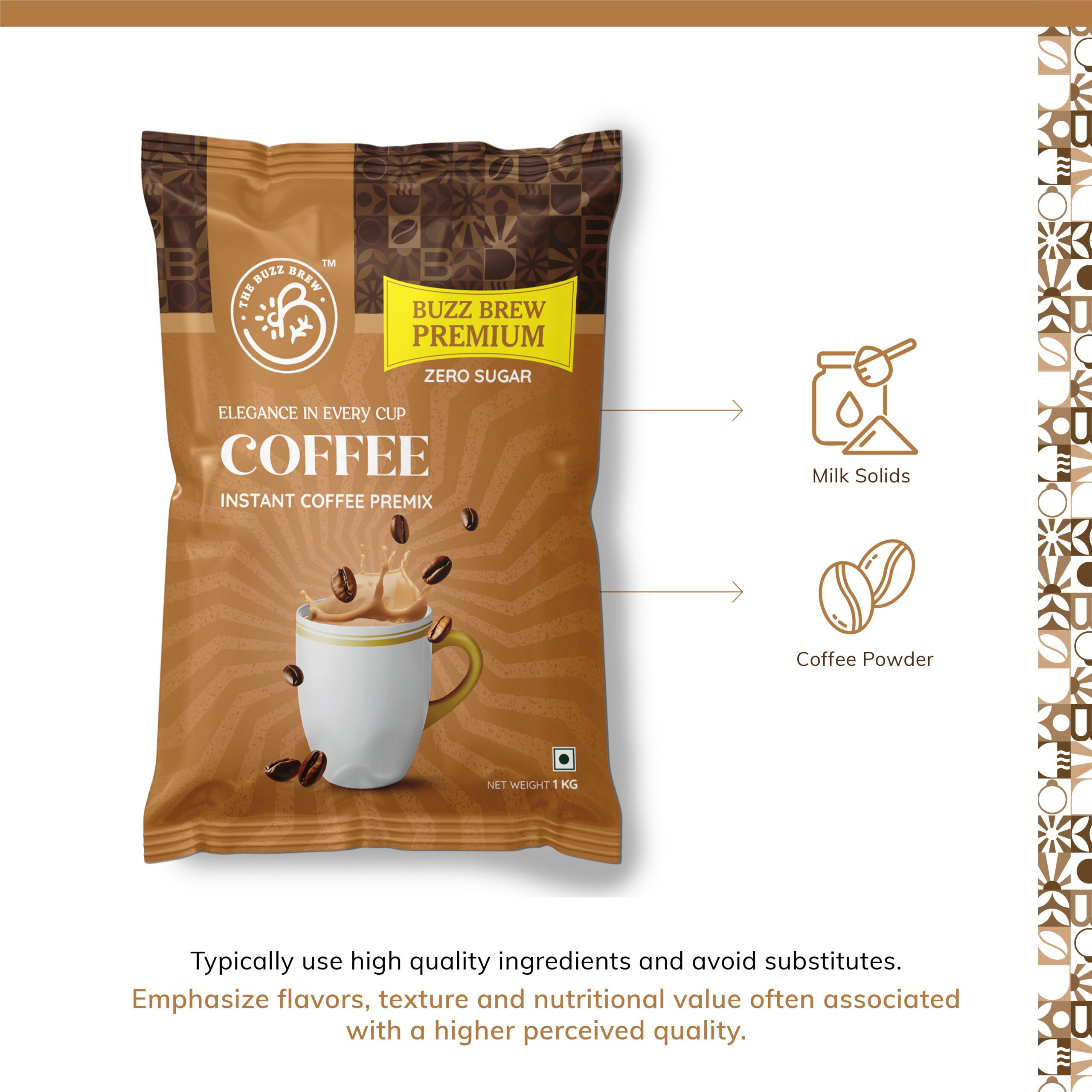 Buzz Brew Zero Sugar Instant Premix – Coffee